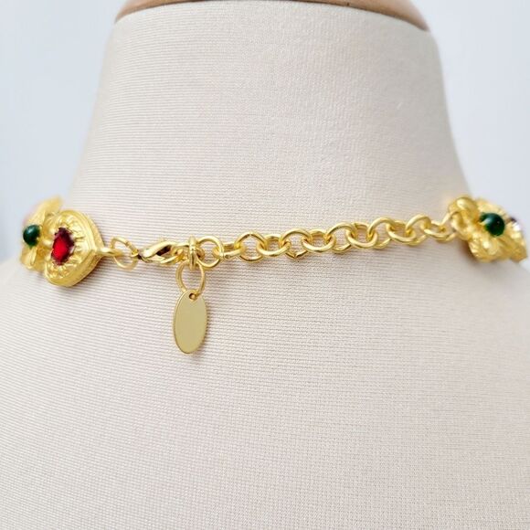 Brand New Gold Tone Victorian Style Necklace - Picture 7 of 7